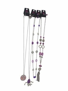 Paparazzi Necklace Bundle Set of 4 Statement Jewelry